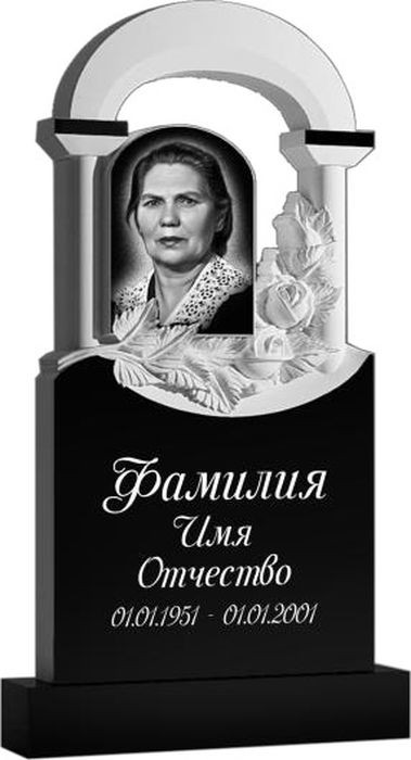 Гранитный памятник №141 (фрезерованный)