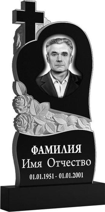 Гранитный памятник №82 (фрезерованный)