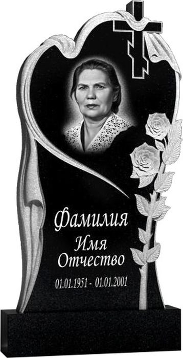 Гранитный памятник №83 (фрезерованный)
