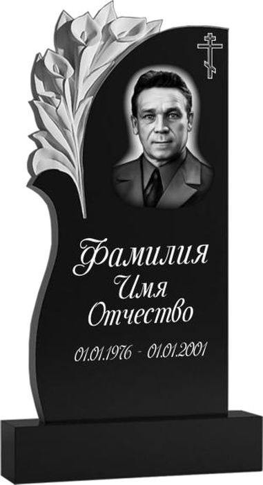 Гранитный памятник №130 (фрезерованный)