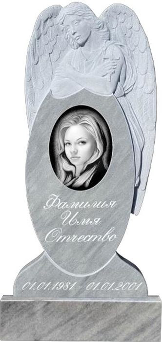 Памятник из мрамора №99 (фрезерованный)