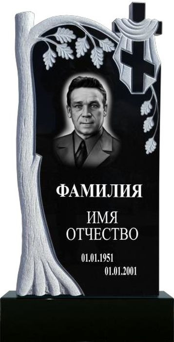 Гранитный памятник №96 (фрезерованный)